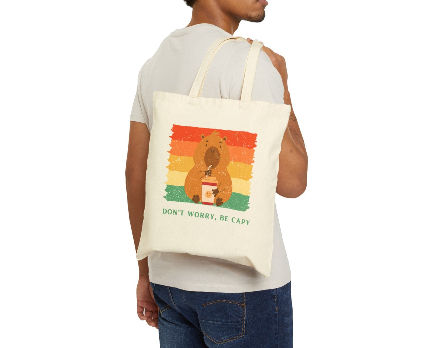 Capybara tote bag