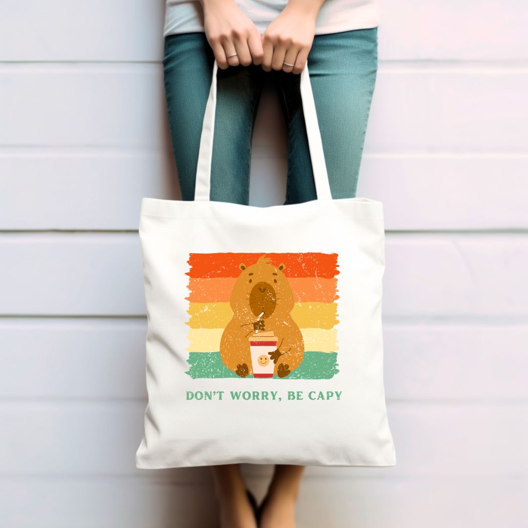 Capybara tote bag