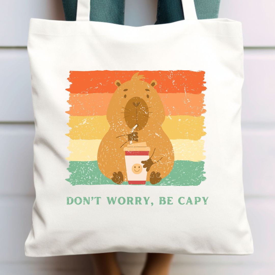 Capybara tote bag