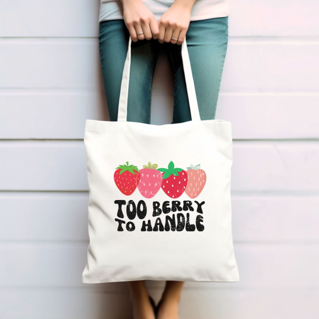 Strawberry tote bag