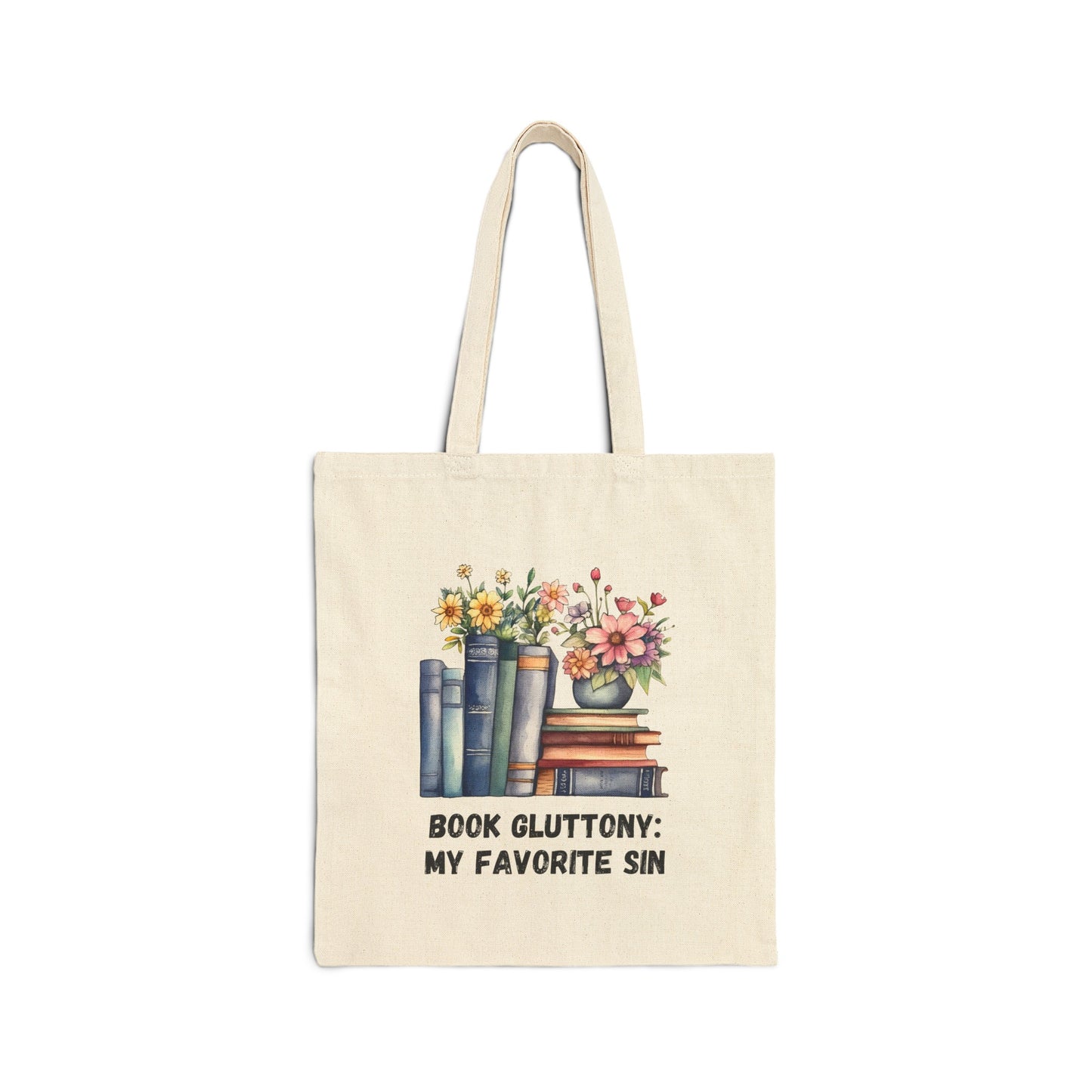 Book Gluttony: my favorite sin tote bag