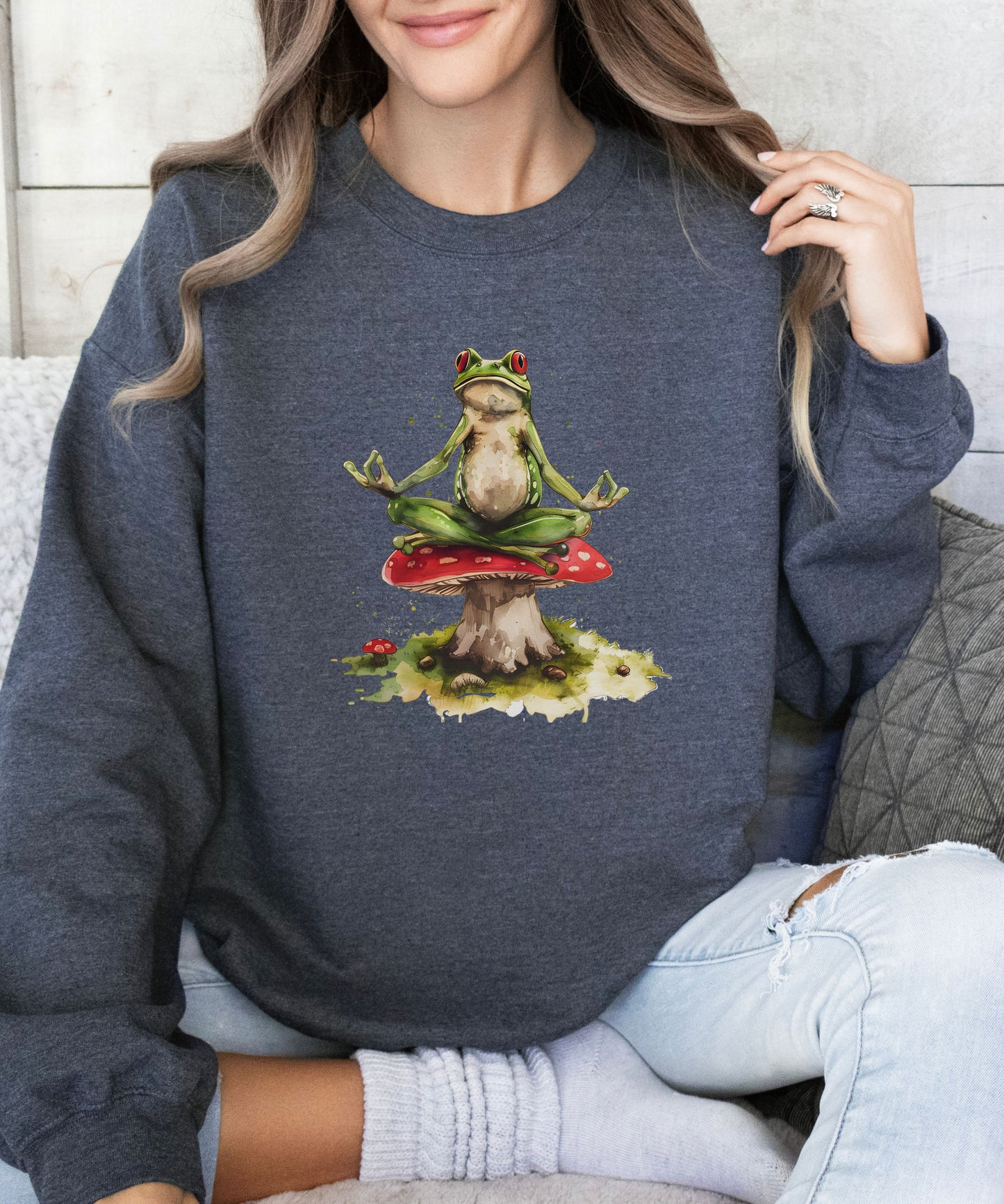 Retro frog sweatshirt