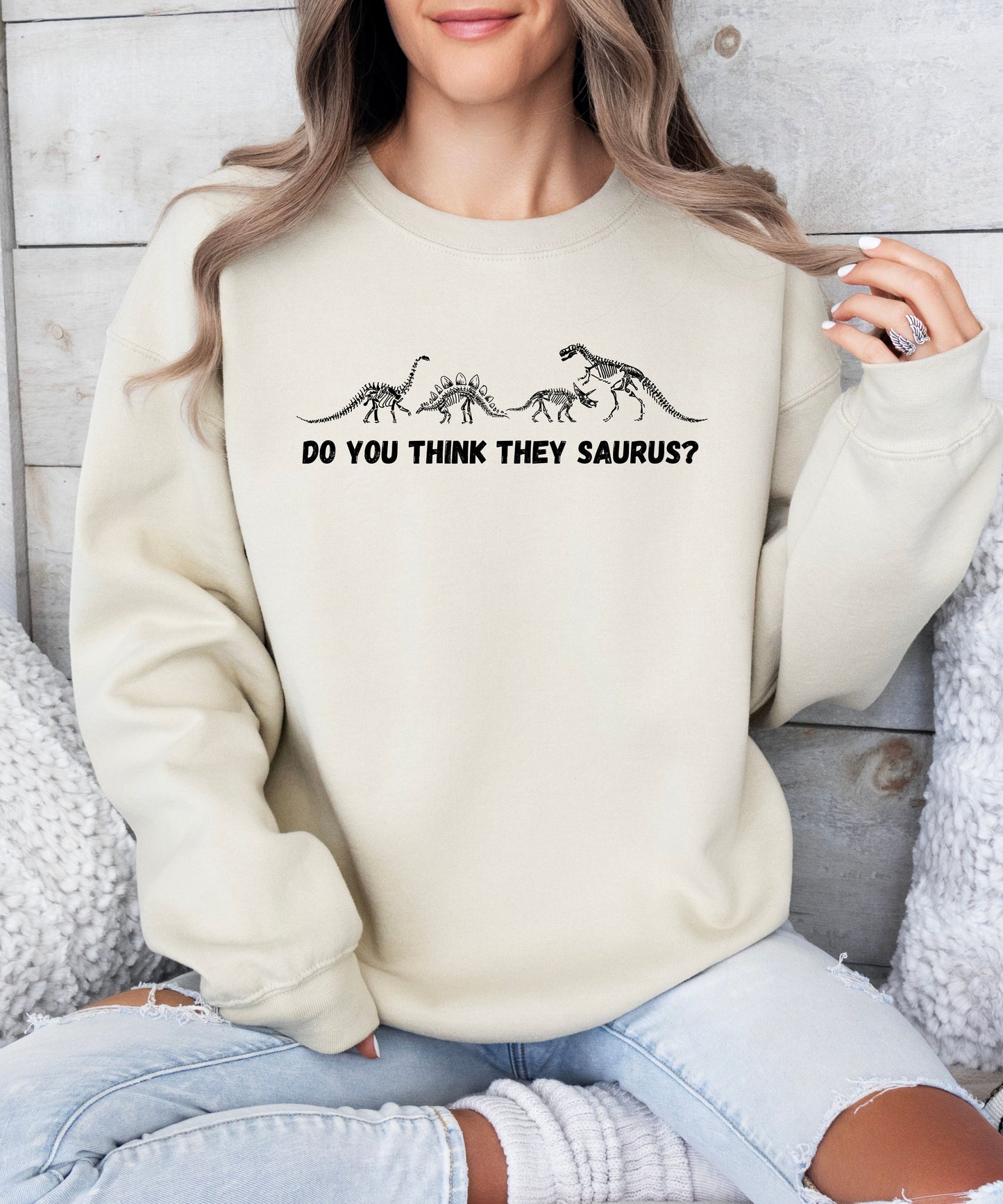 Dinosaur funny sweatshirt