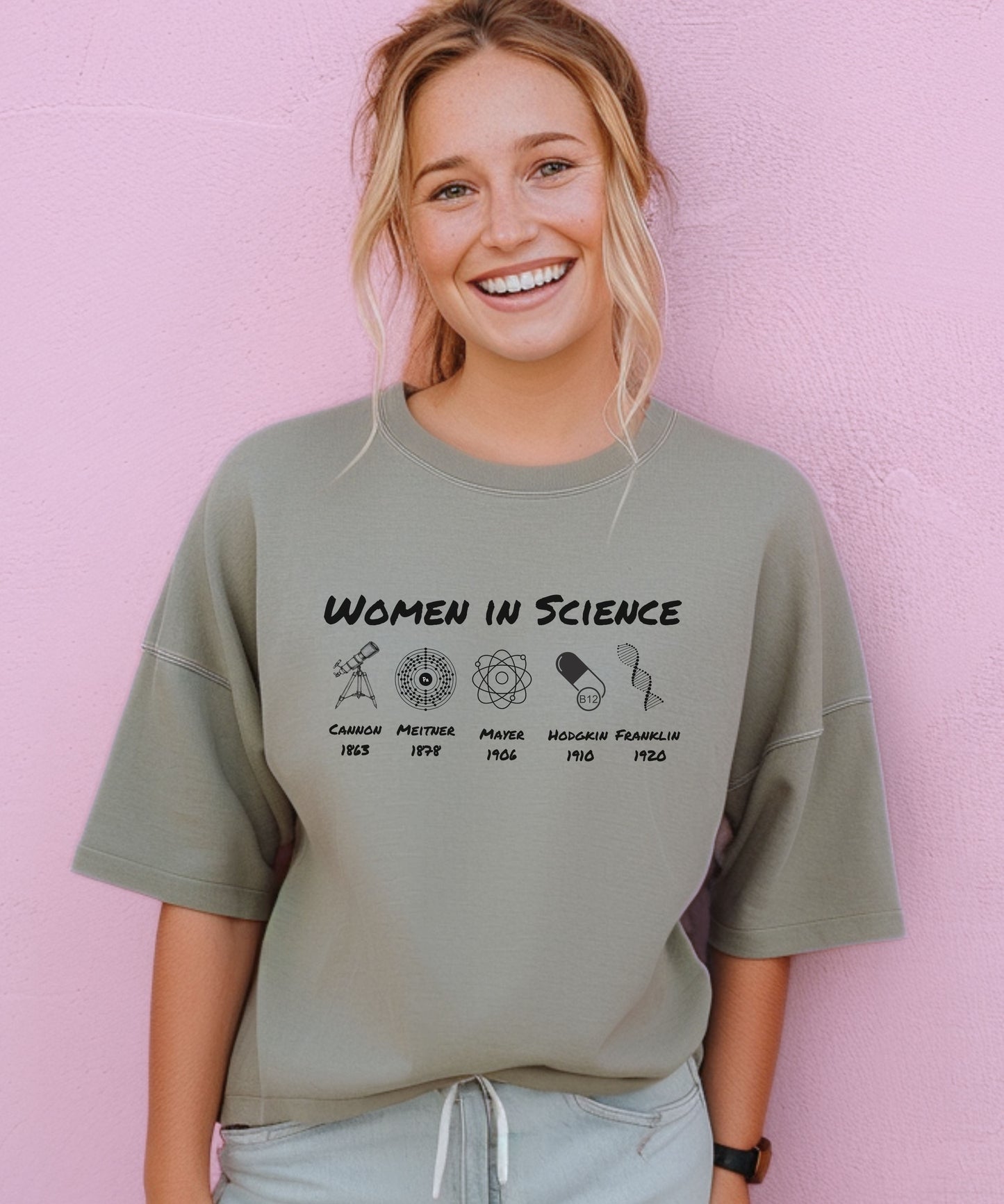 Comfort Colors Women in science t-shirt