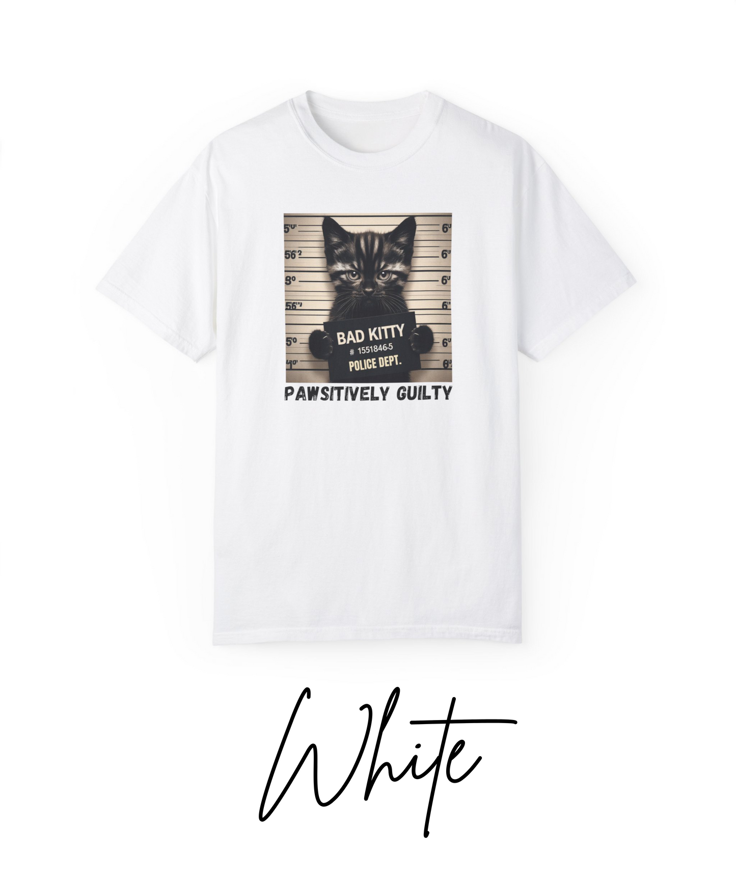 Comfort Colors Naughty cat t-shirt