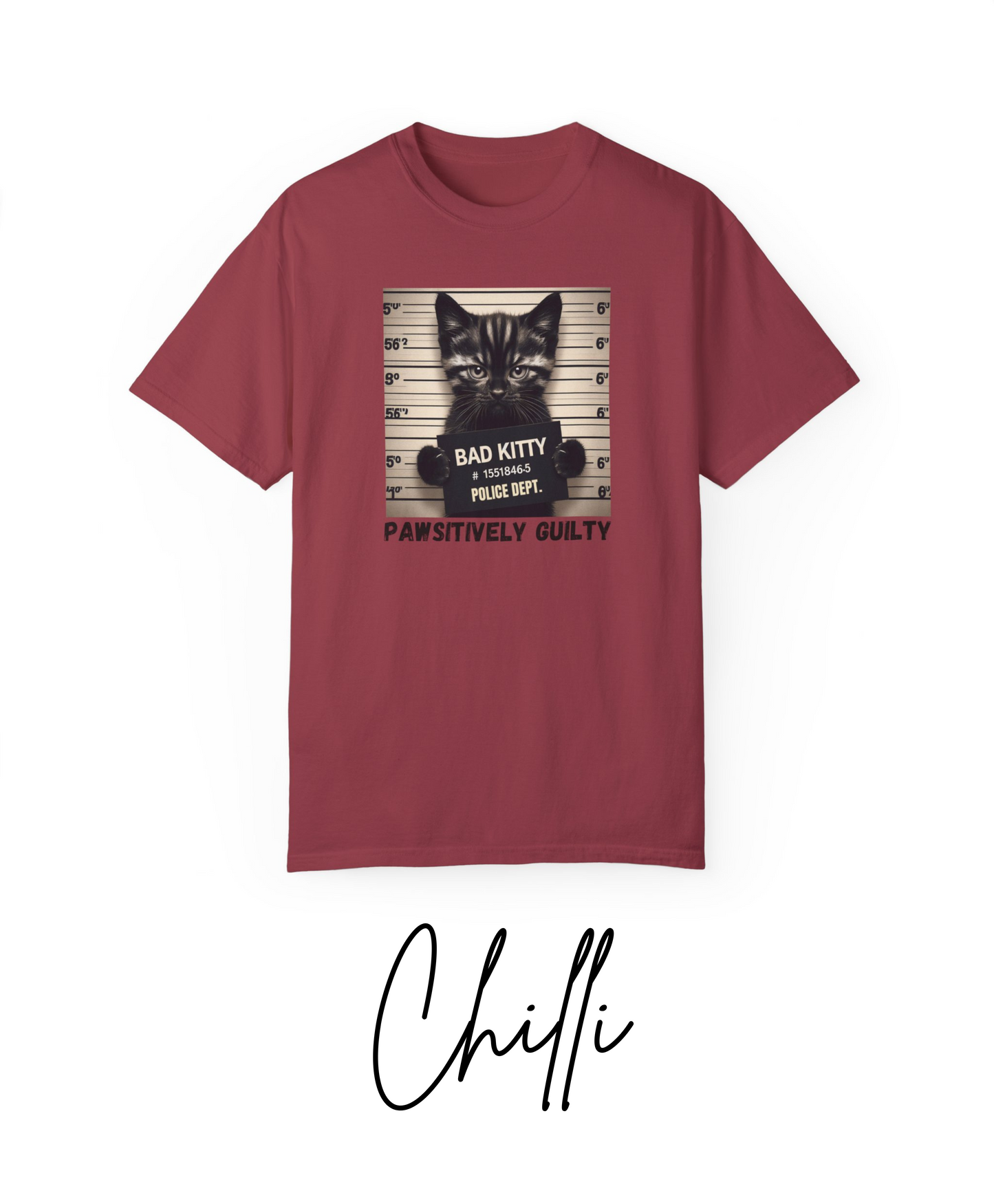 Comfort Colors Naughty cat t-shirt