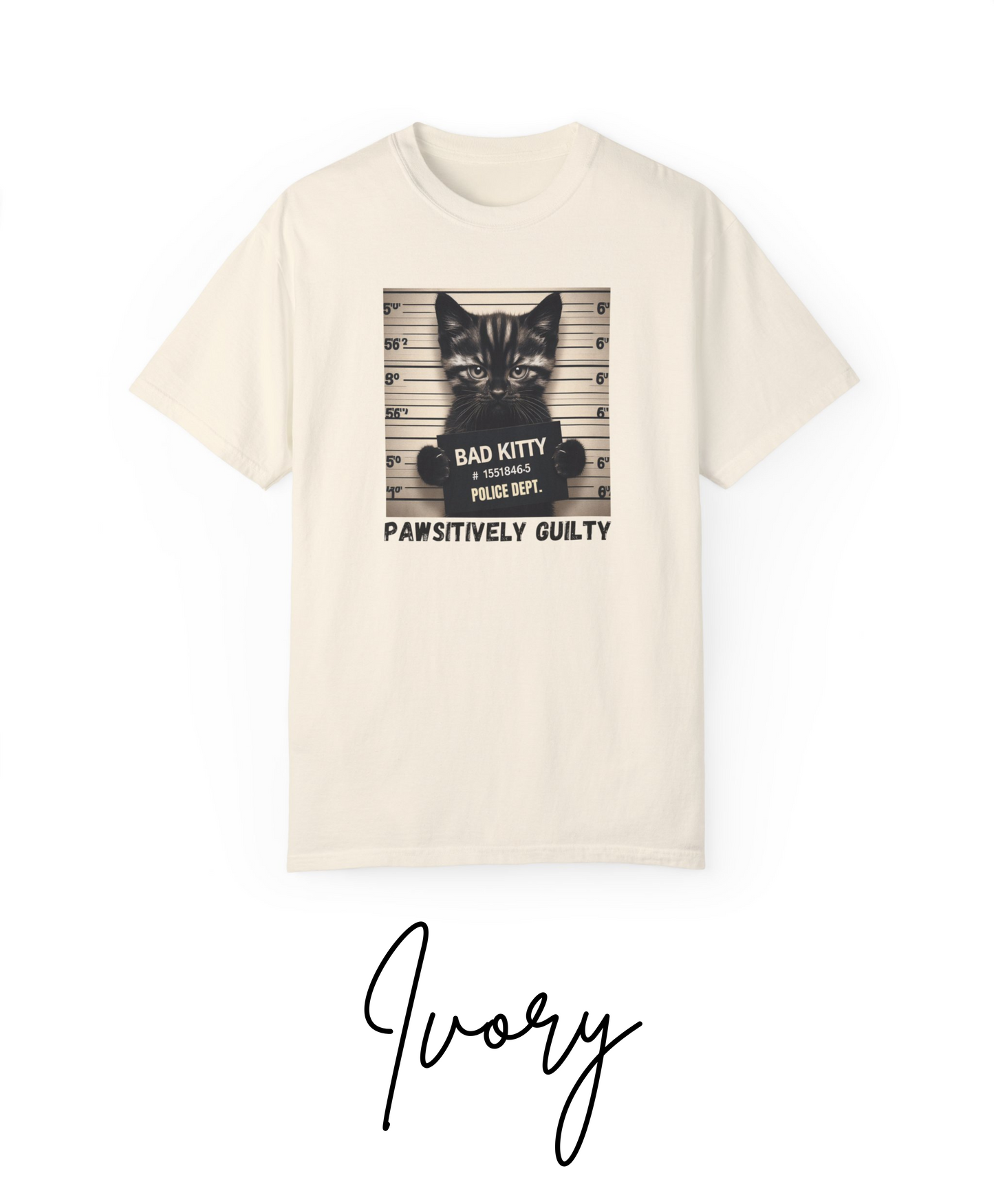 Comfort Colors Naughty cat t-shirt