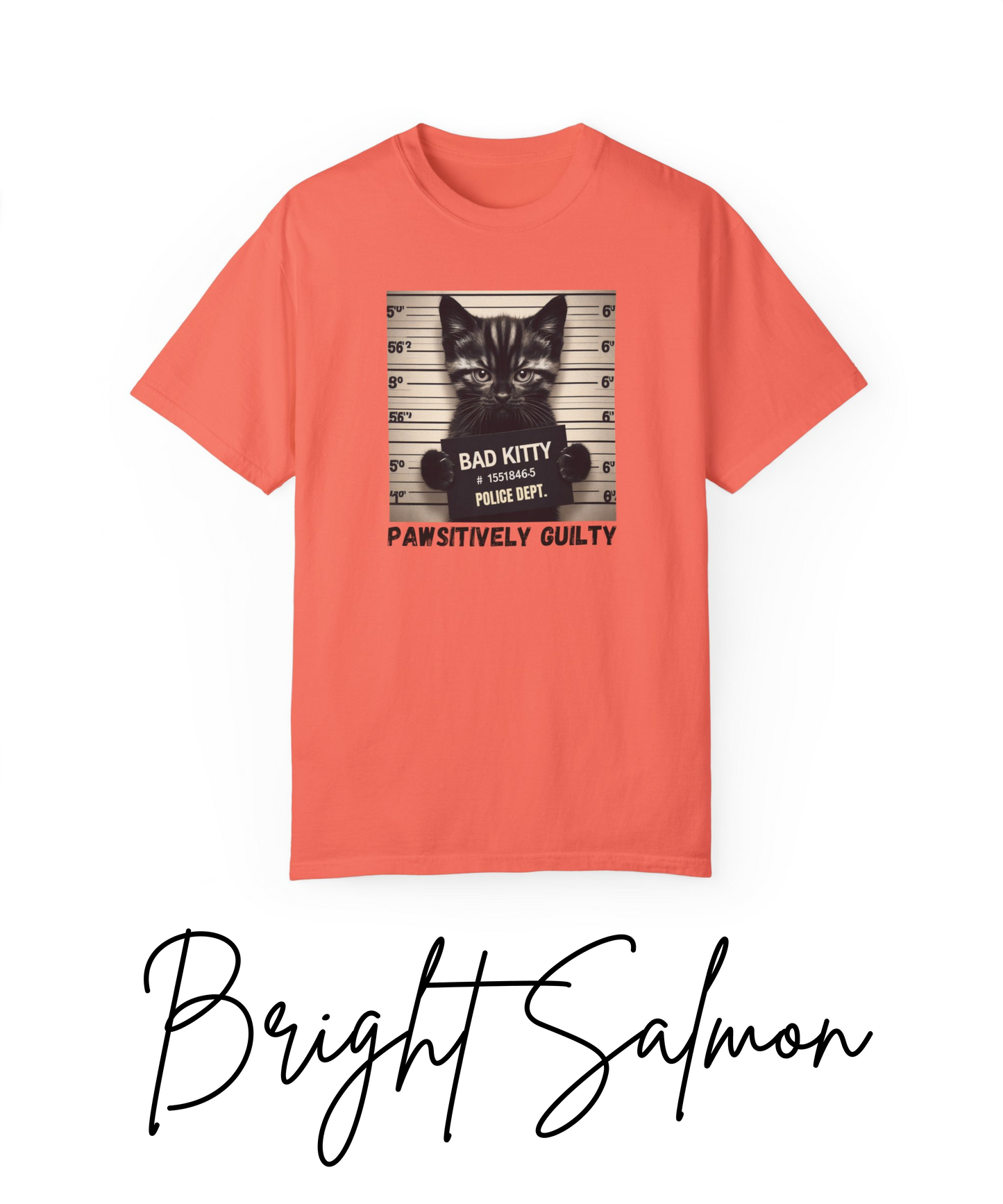 Comfort Colors Naughty cat t-shirt