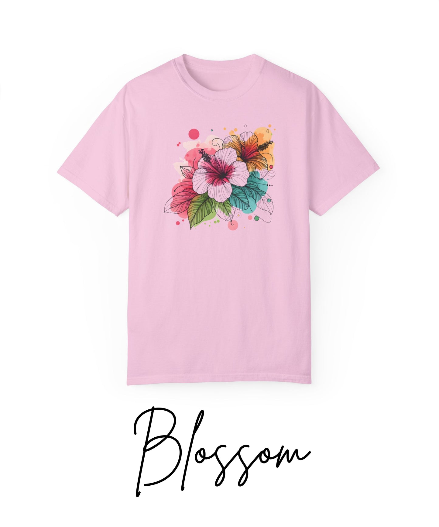 Comfort Colors Hibiscus t-shirt