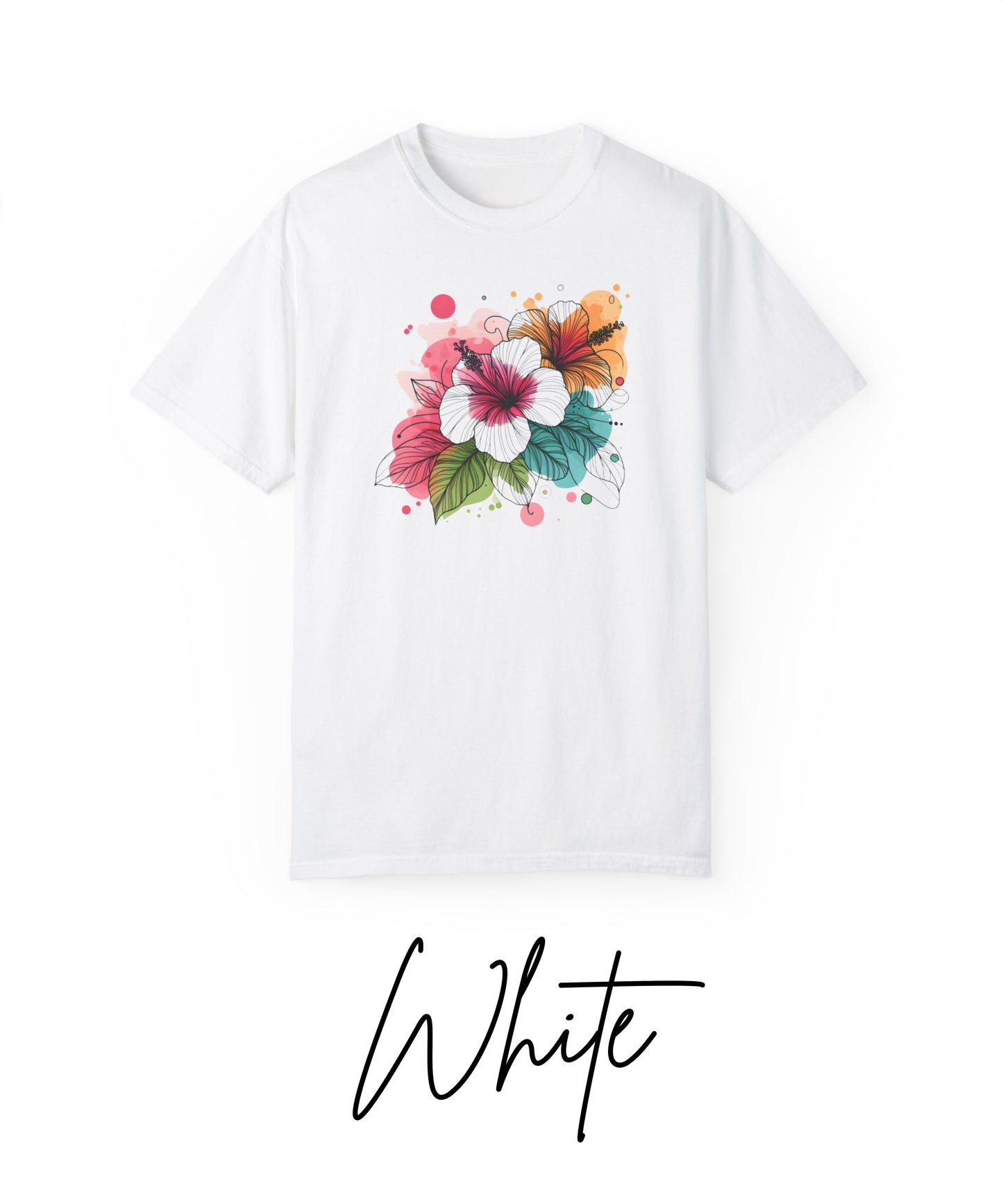 Comfort Colors Hibiscus t-shirt