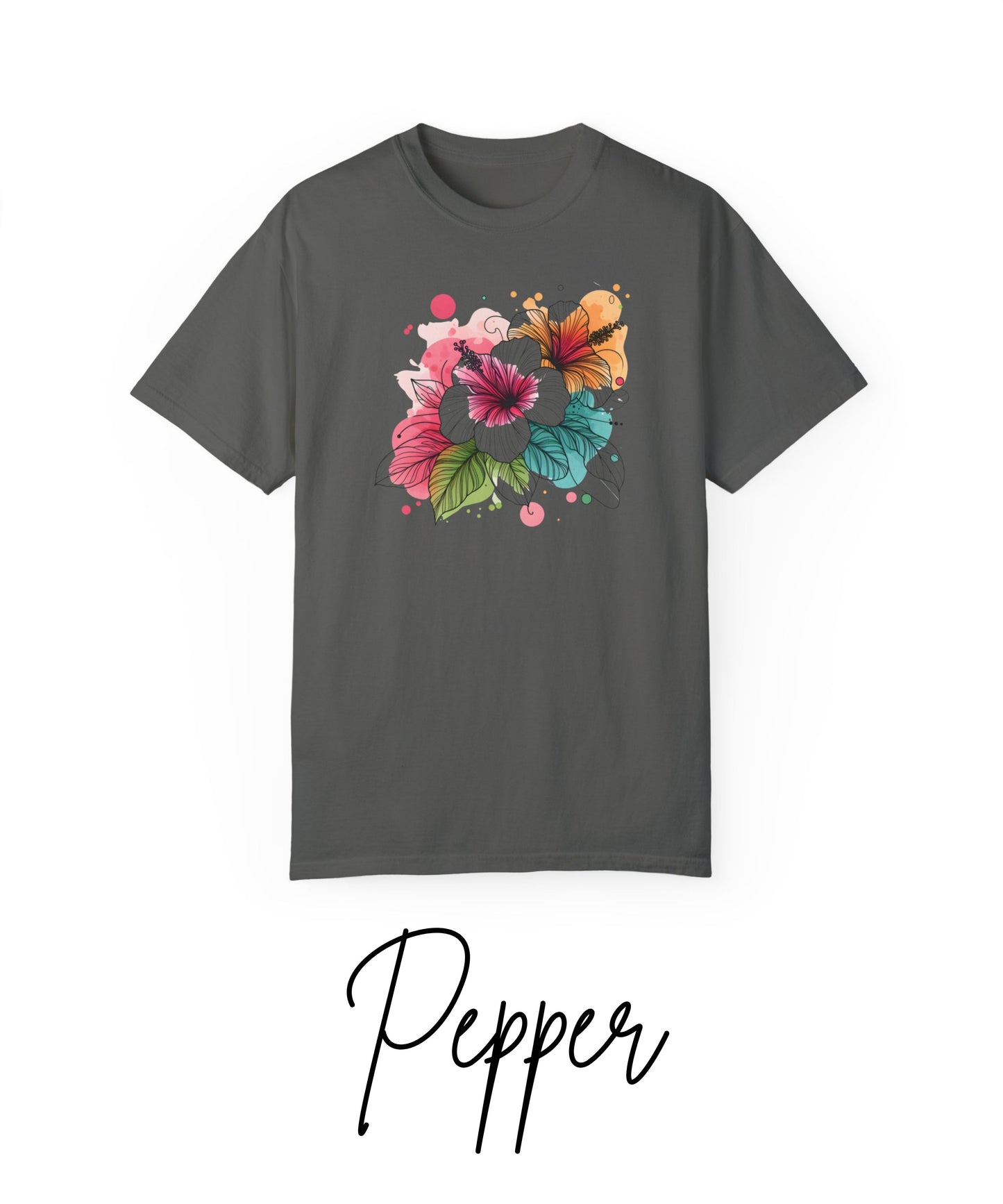 Comfort Colors Hibiscus t-shirt