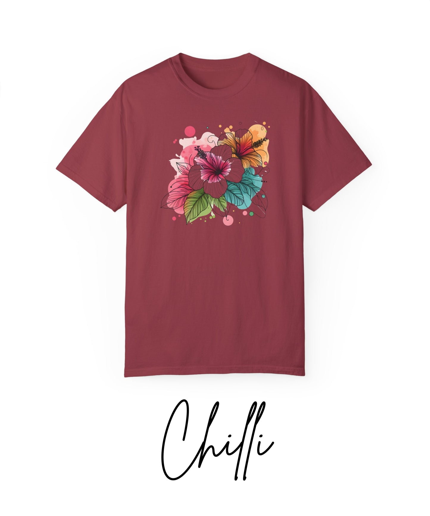 Comfort Colors Hibiscus t-shirt