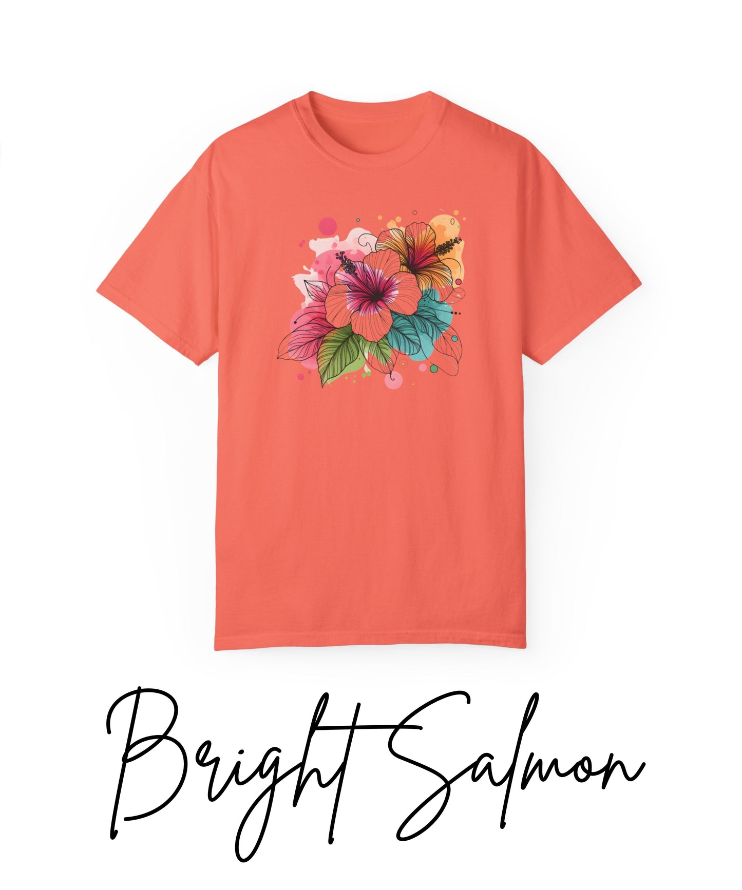 Comfort Colors Hibiscus t-shirt