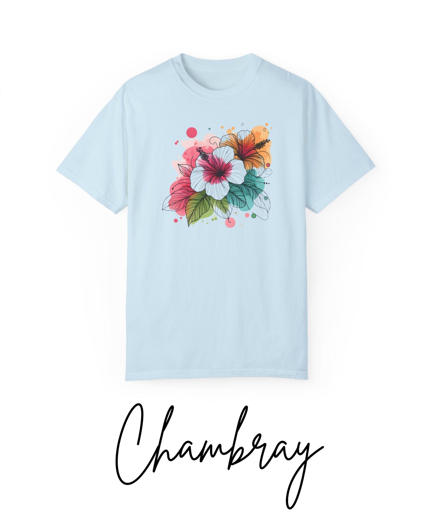 Comfort Colors Hibiscus t-shirt